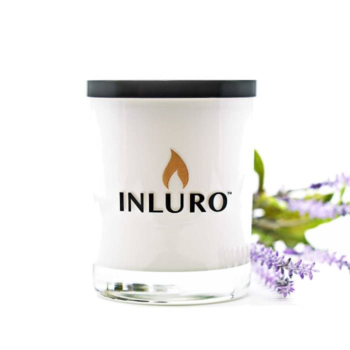 Lavender Primera White Candle