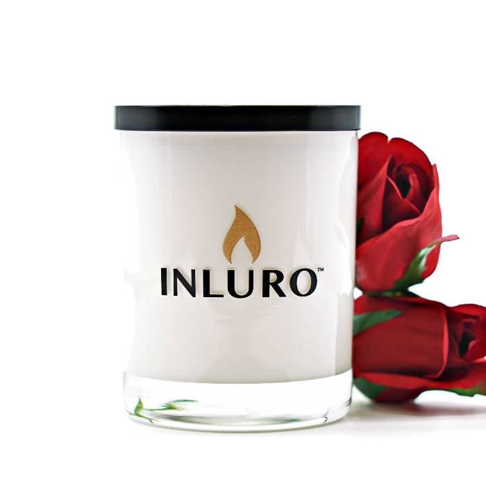 Rose Petals Primera White Candle