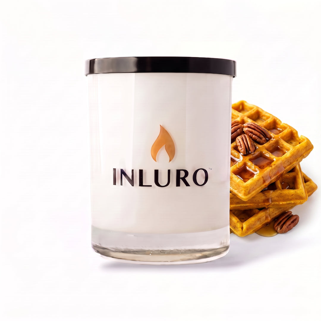 Pumpkin Pecan Waffles Primera White Candle