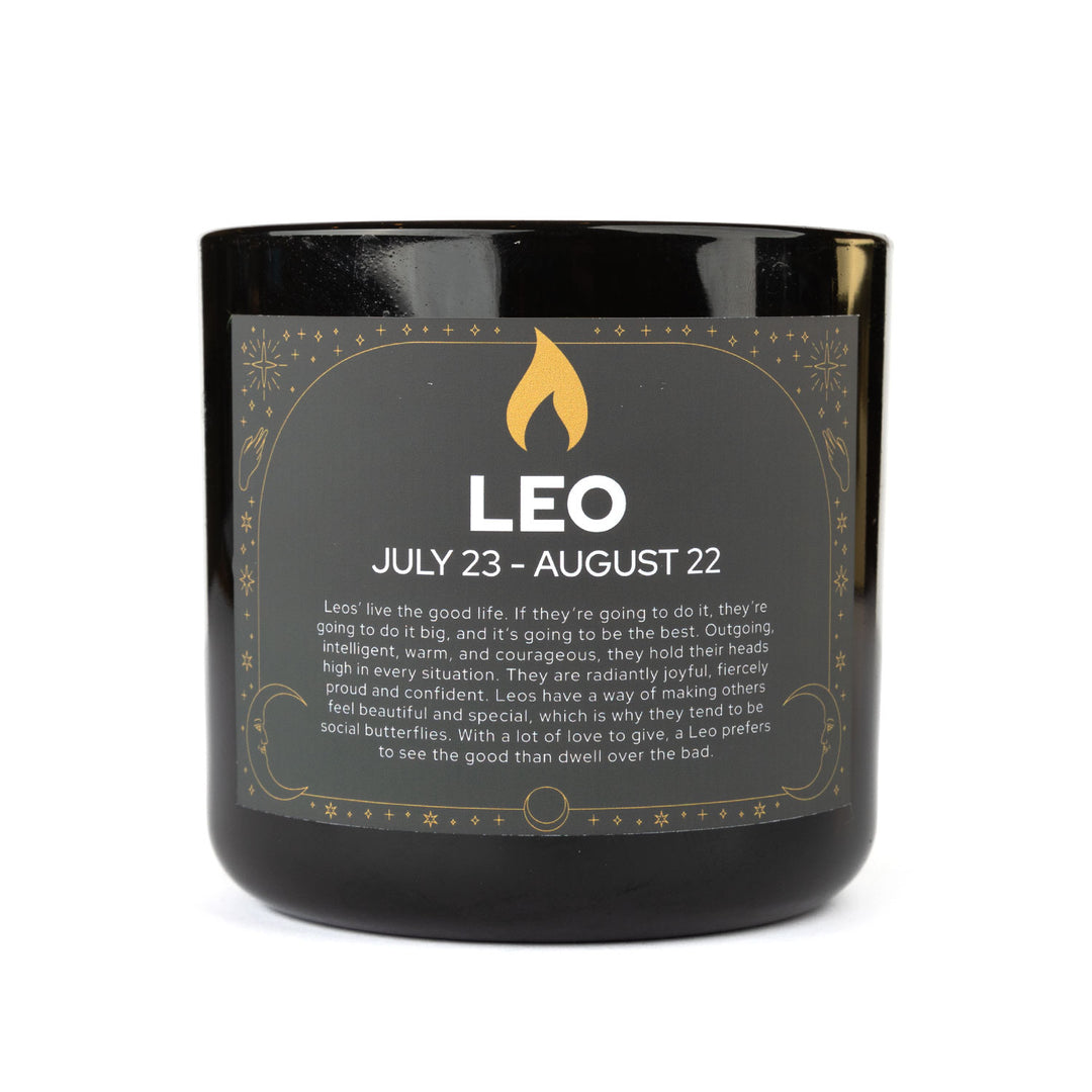 Leo Zodiac Candle