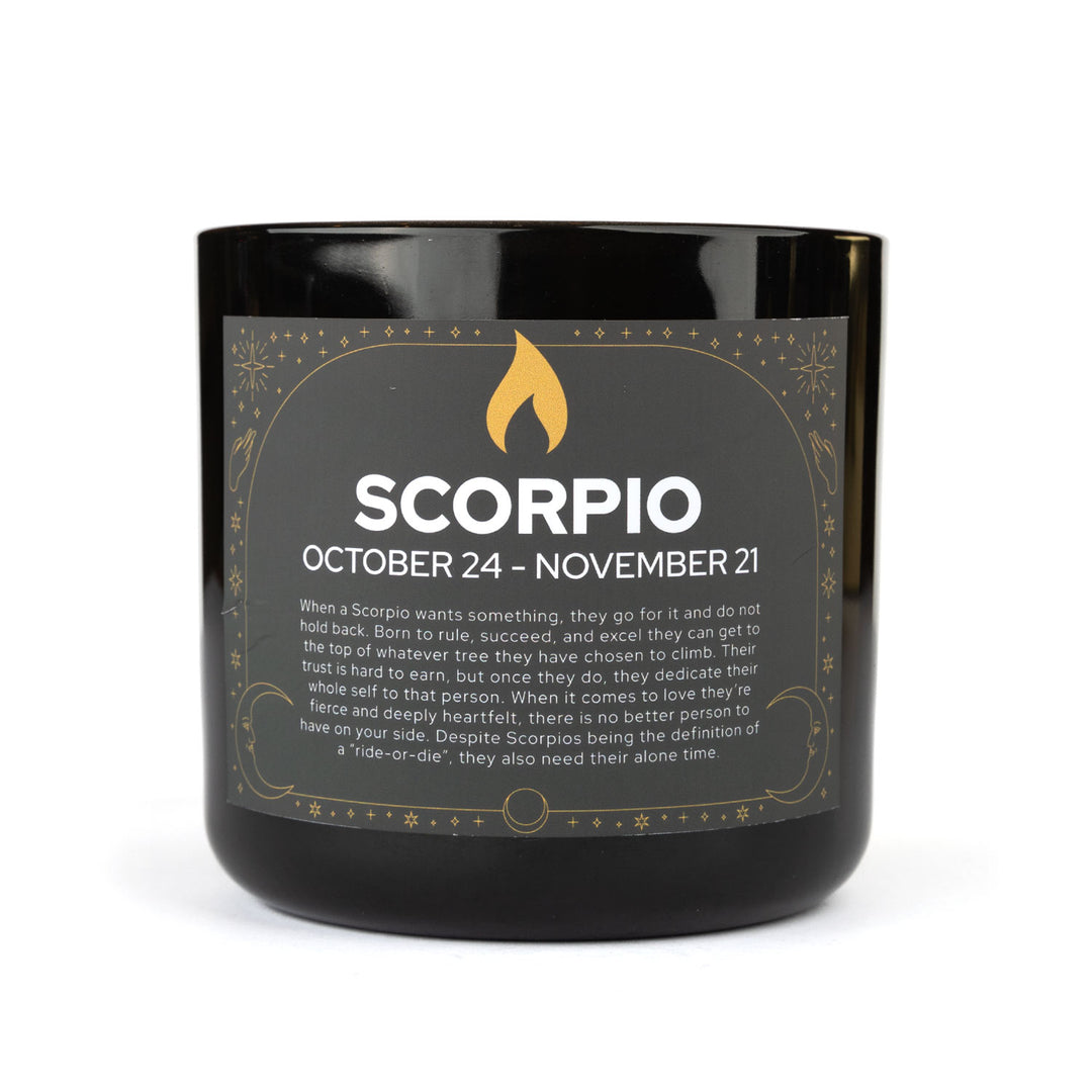 Scorpio Zodiac Candle