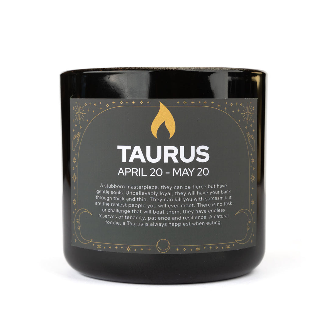 Taurus Zodiac Candle